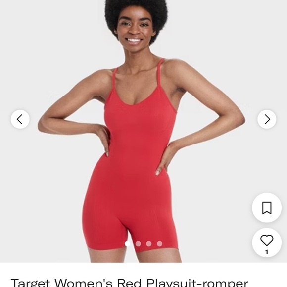 Colsie Red Playsuit Romper - Picture 1 of 5